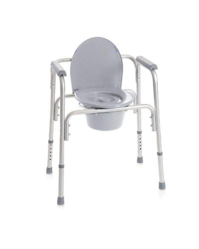 Scaun WC de camera din aluminiu