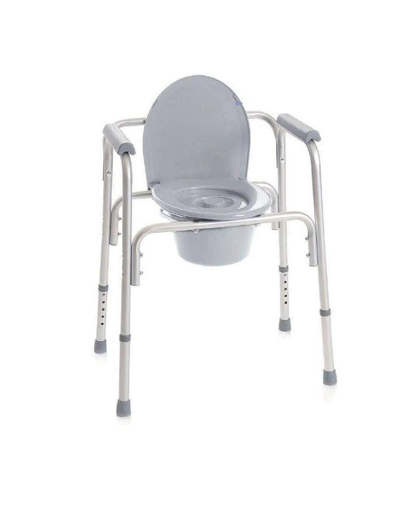 Scaun WC de camera din aluminiu